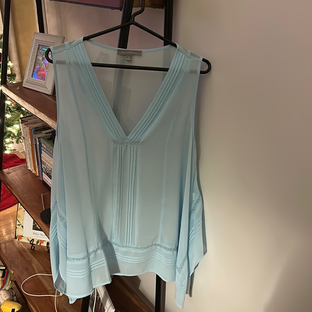 BABY BLUE TANK TOP SZ XL NEW